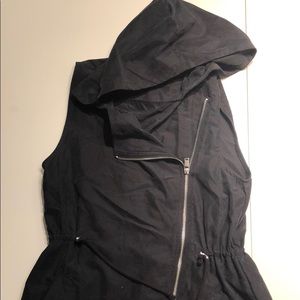 H&M divided zip front hoodie dress